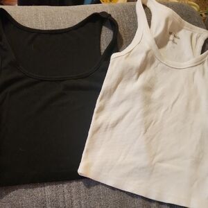 Basic Black and White Tank Tops